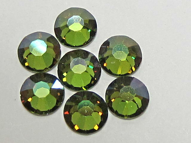 72 pcs. 20ss LIMECICLE IRIS MIST (maxima) FLATBACK PRECIOSA Rhinestones